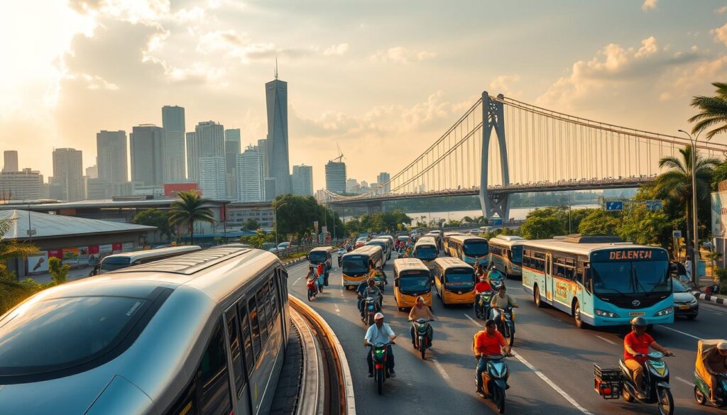 kemajuan transportasi
