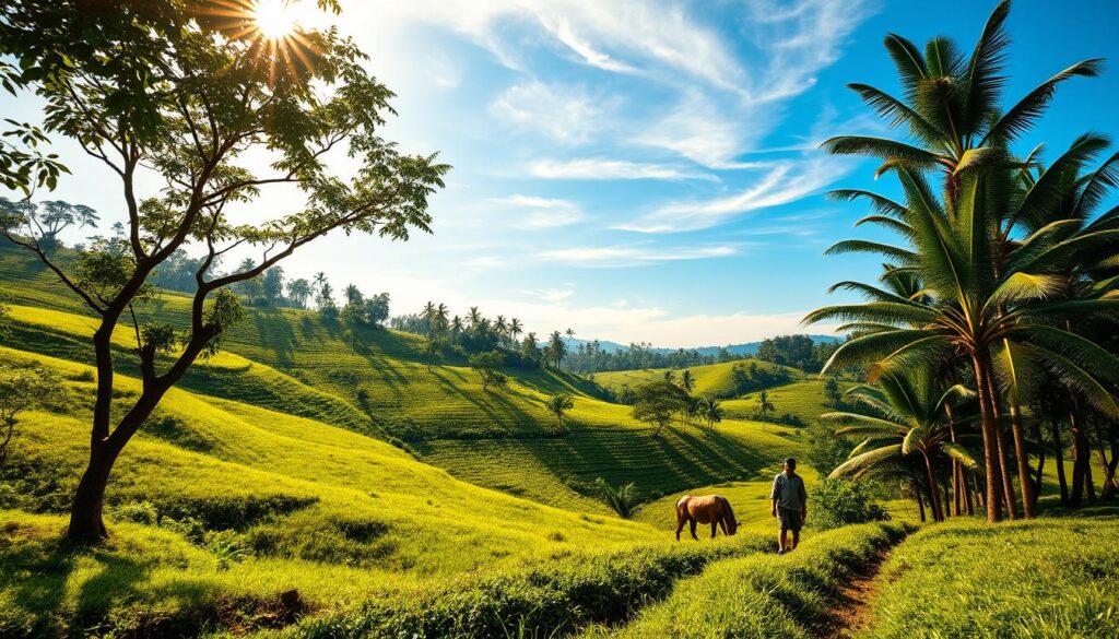 pemilihan lokasi kebun karet