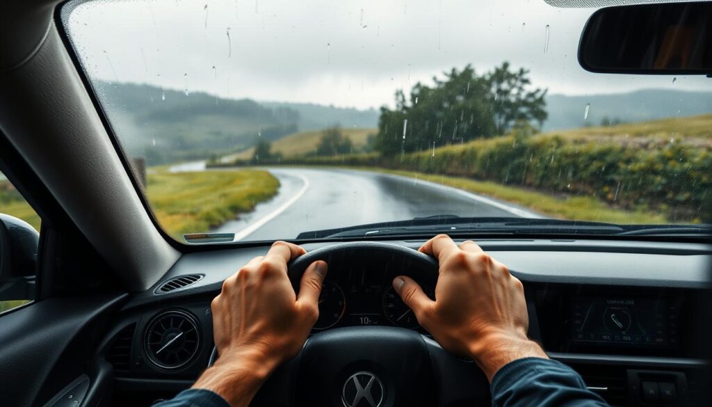 tips berkendara aman saat hujan