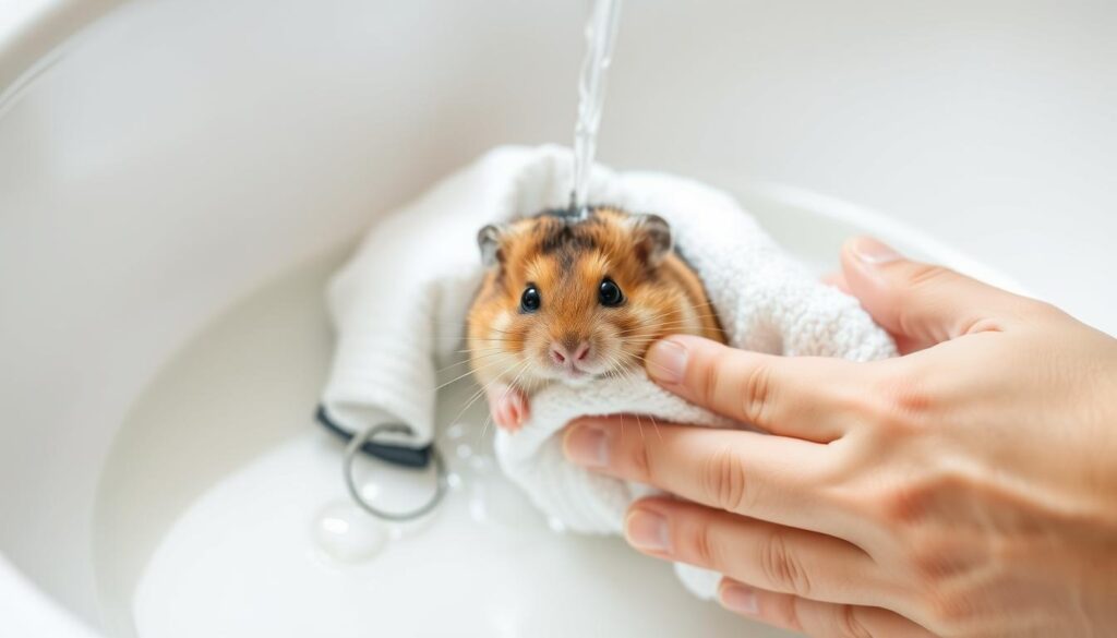 panduan mandi hamster