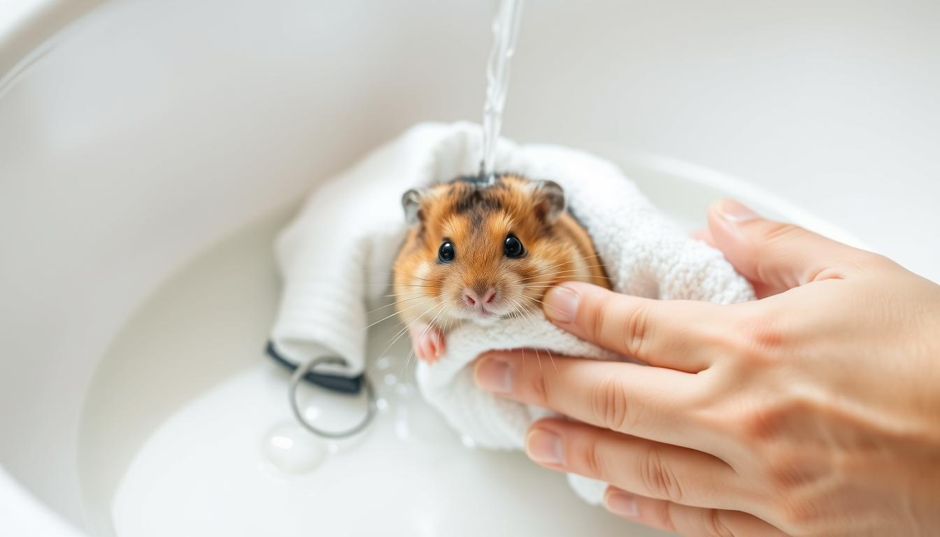 panduan mandi hamster