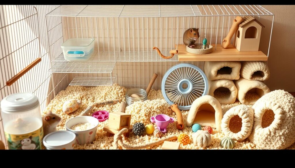 perlengkapan hamster lengkap