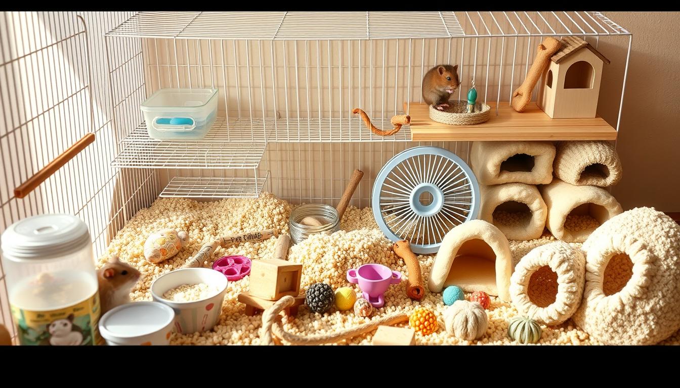 perlengkapan hamster lengkap