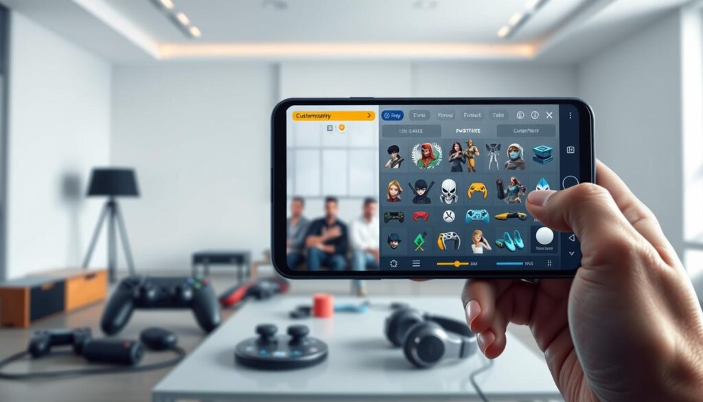 mobile game customization